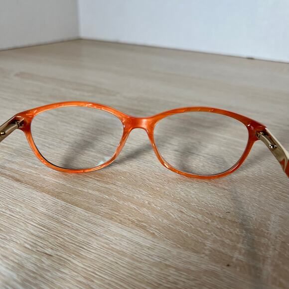 Escada VES378 Col.0AMX Eyeglasses Brown Orange Frames Excellent Cond 53-16-140 main image 9